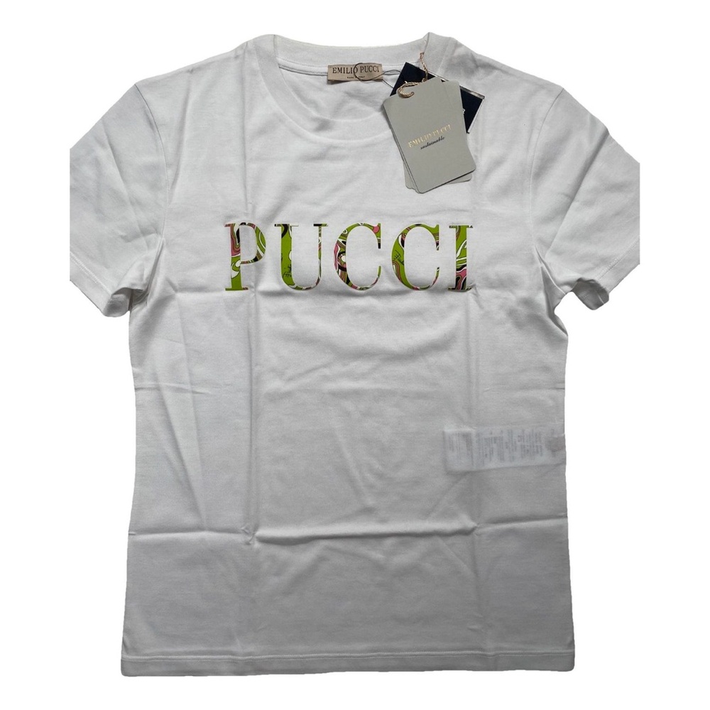Emilio Pucci White Short Sleeve Tee
